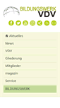 Mobile Screenshot of anmeldung.bw-vdv.de
