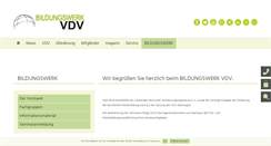 Desktop Screenshot of bw-vdv.de